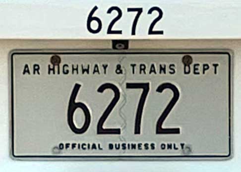 Arkansas license plate image