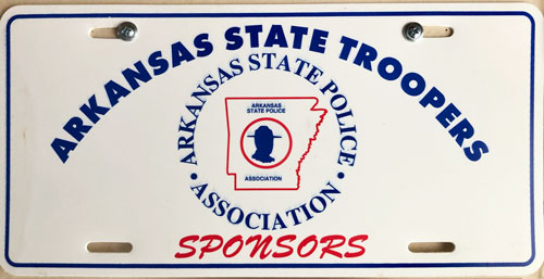 Arkansas license plate image