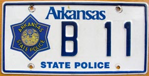 Arkansas license plate image