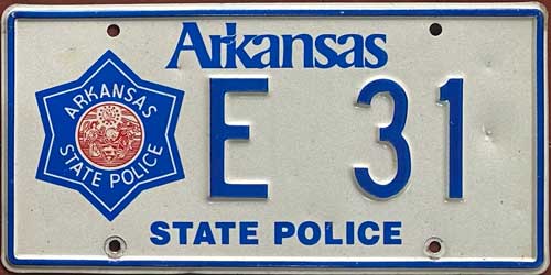 Arkansas license plate image