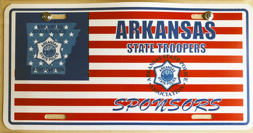 Arkansas license plate image