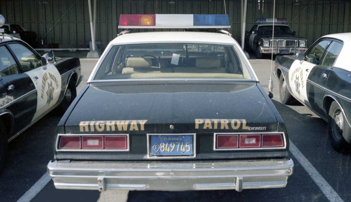 California police car image