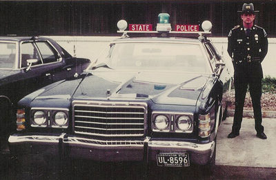 Connecticut police car image