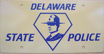 Delaware license plate