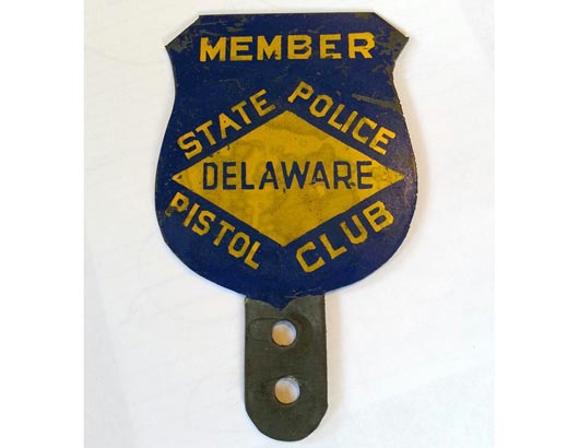 police plate topper