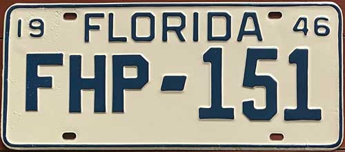 Florida license plate image