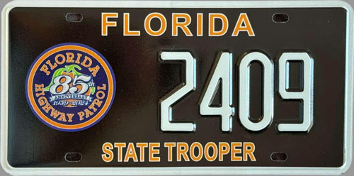 Florida license plate image