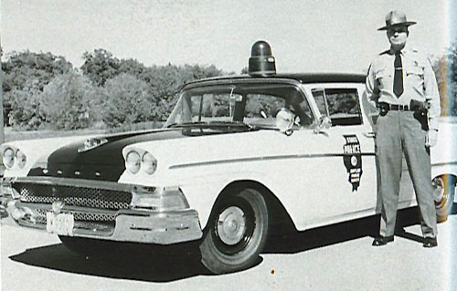 Illinois state police car