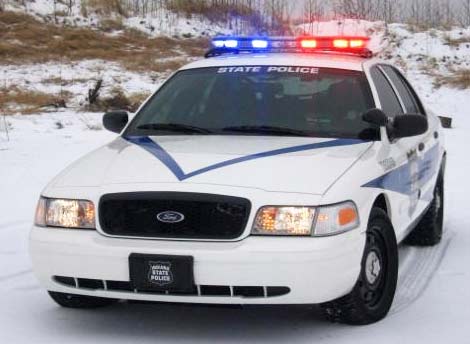 Indiana police car