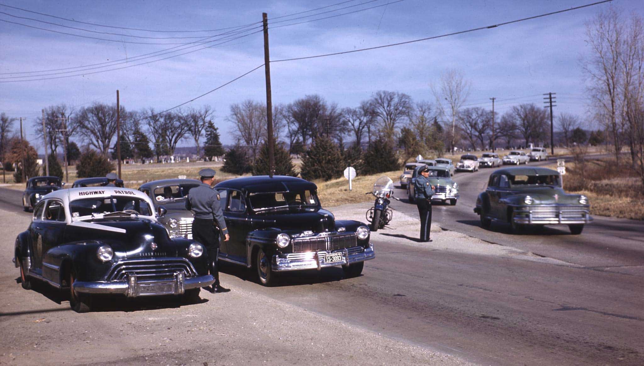 Kansas 1948police car