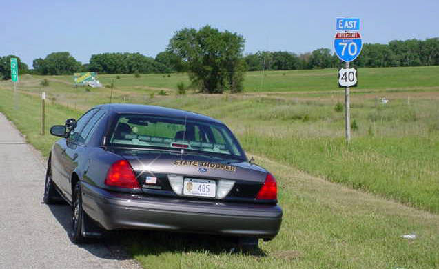 Kansas police car
