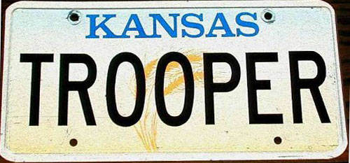 Kansas license plate image