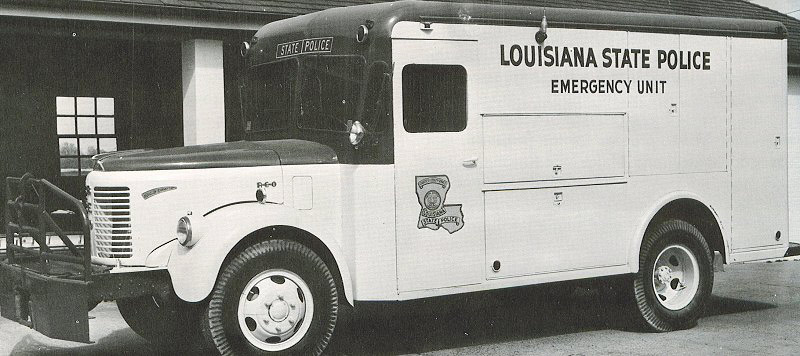 Louisiana police license plate