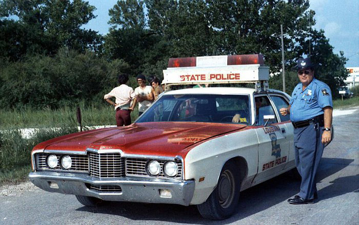 Louisiana police license plate