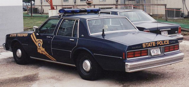 Louisiana police license plate