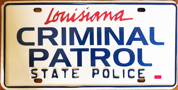 Louisiana license plate image
