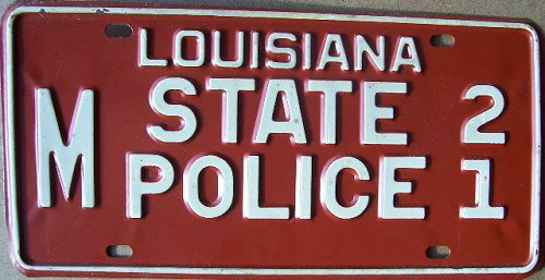 Louisiana license plate image