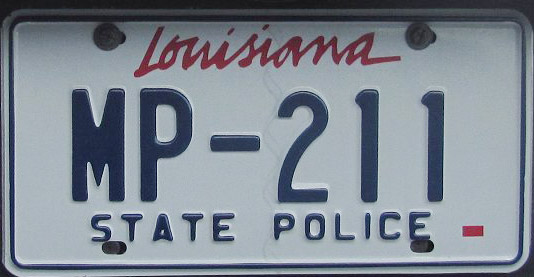 Louisiana license plate image