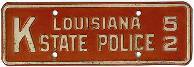 Louisiana license plate image