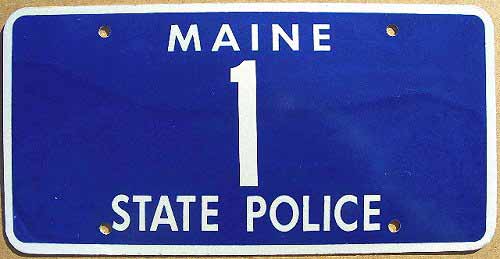 Maine license plate image