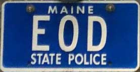 Maine license plate image