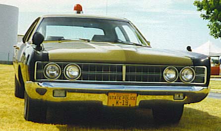 Maryland police license plate