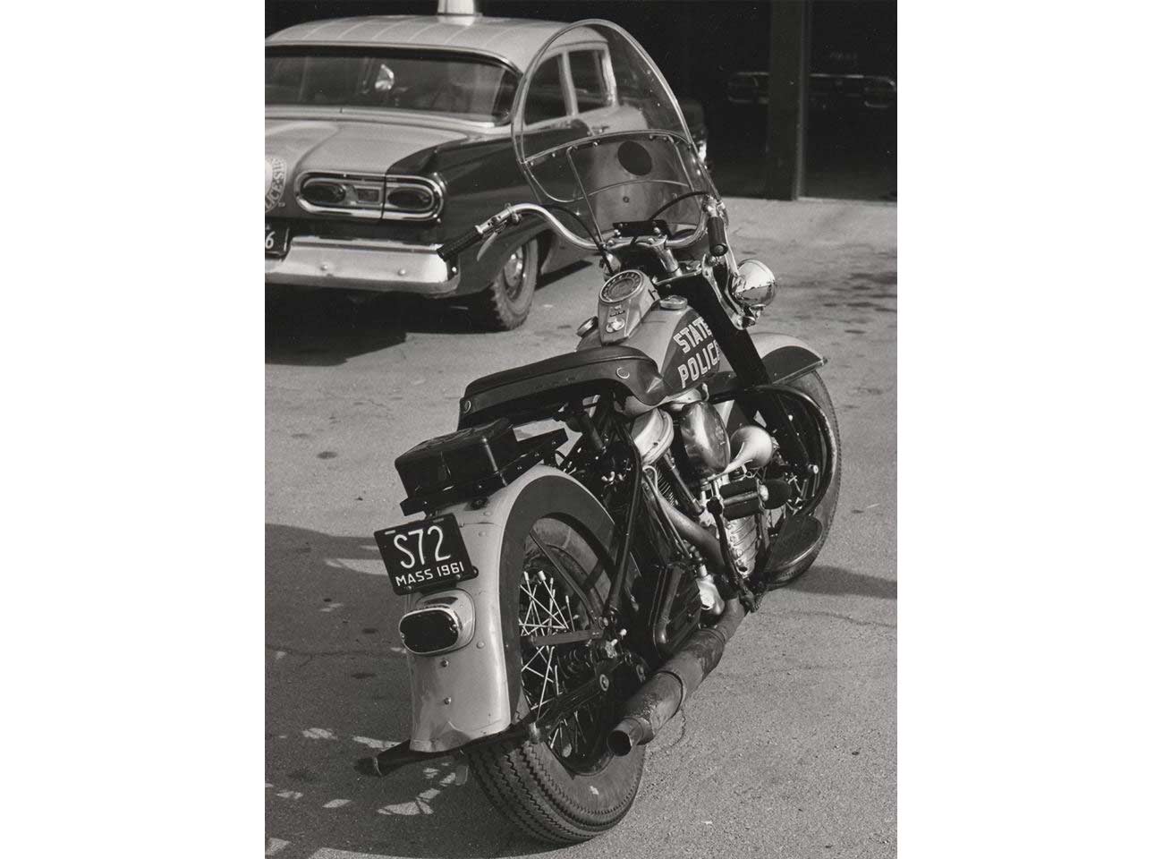 Massachusetts police license plate image