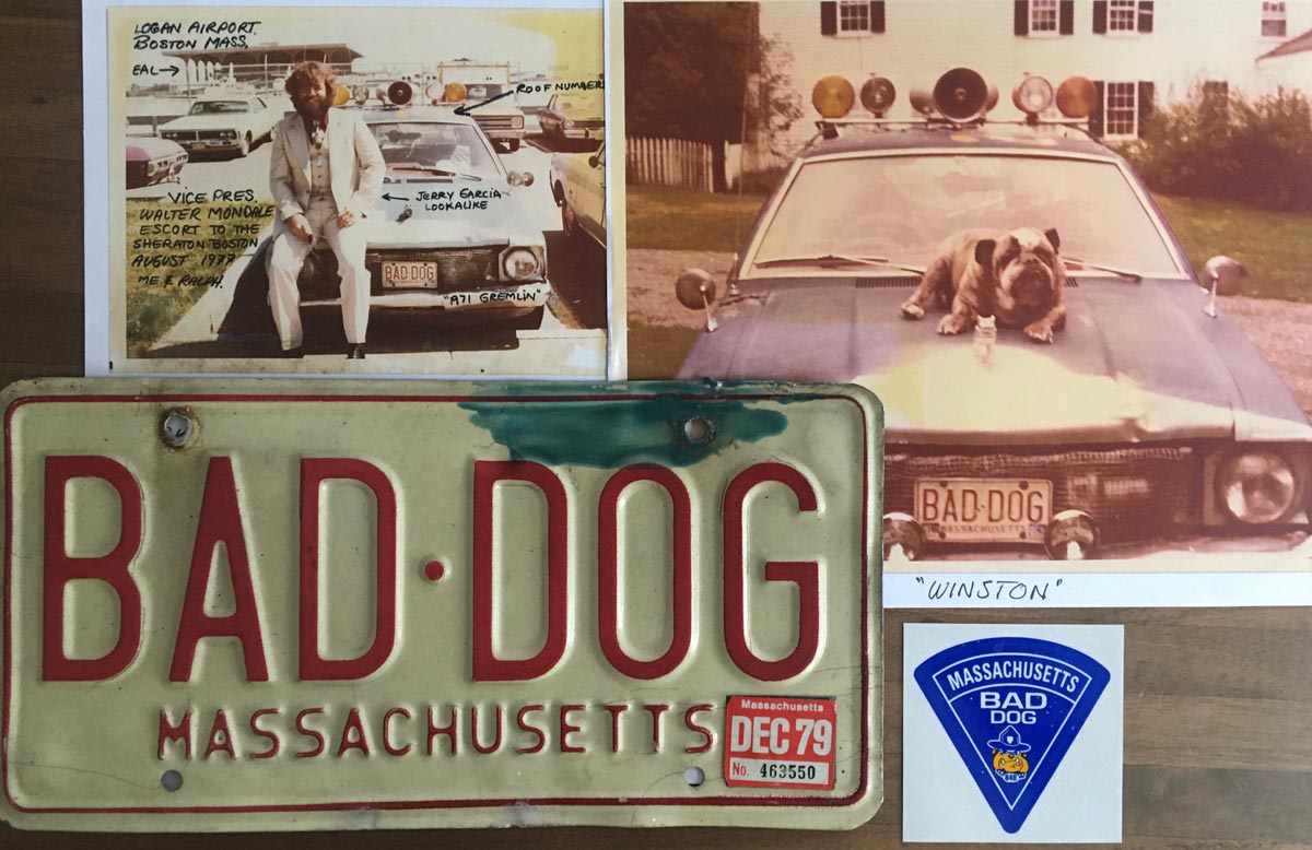Massachusetts police car