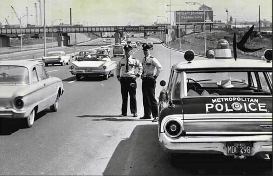 Massachusetts police license plate image