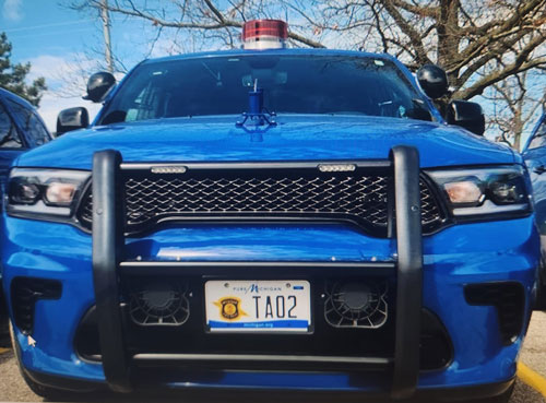 Michigan license plate image