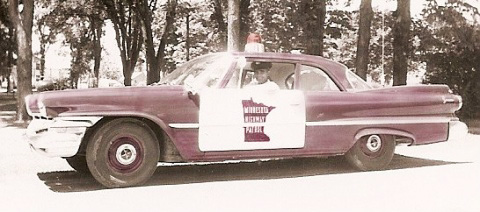Minnesota police license plate