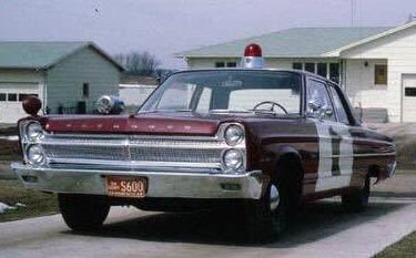 Minnesota police license plate