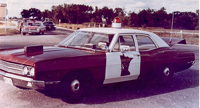Minnesota police license plate
