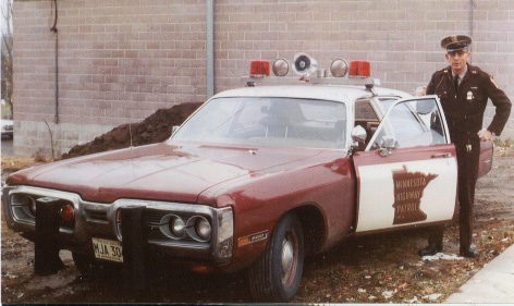 Minnesota police license plate