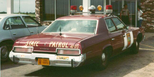 Minnesota police license plate