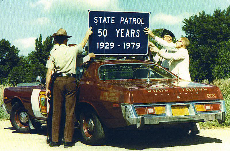 Minnesota police license plate