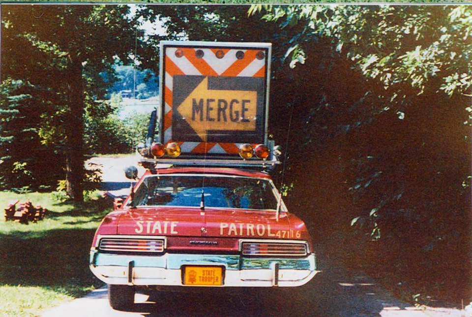 Minnesota police license plate