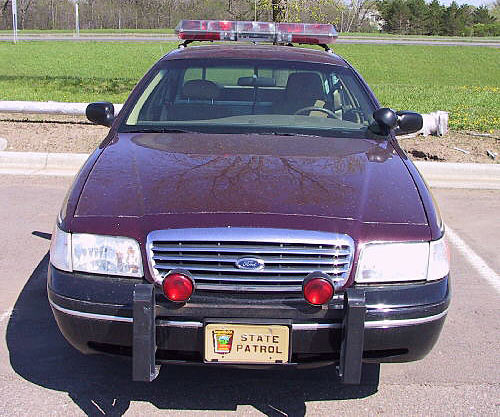 Minnesota police license plate