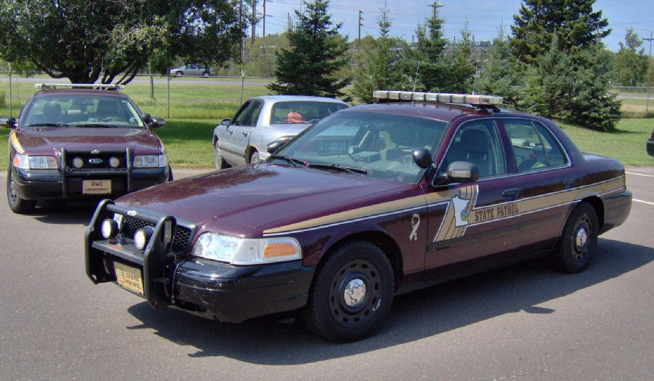 Minnesota police license plate