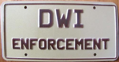 Minnesota police license plate