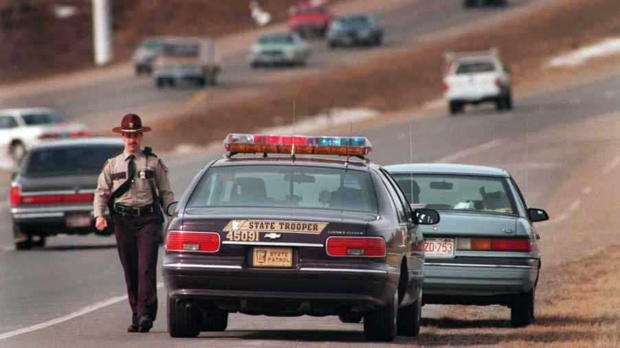 Minnesota police license plate
