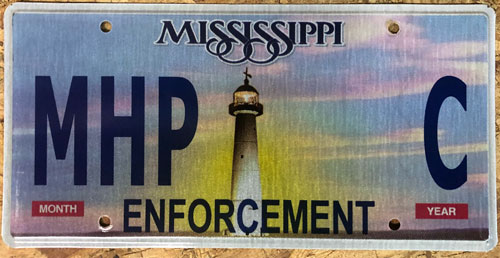 Mississippi license plate image