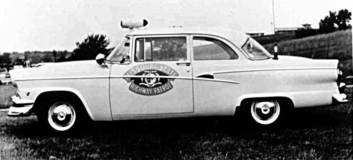 Missouri 1956 police car image