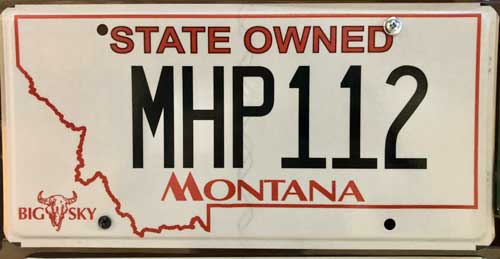 Montana license plate image