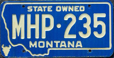 Montana license plate image