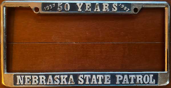 Nebraska license plate image