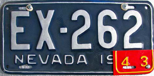 Nevada police car