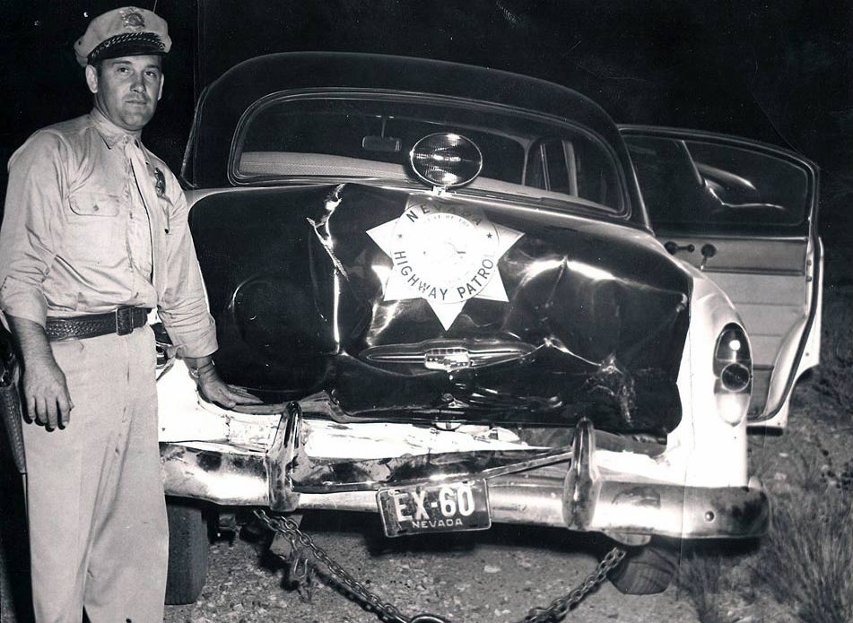 Nevada police license plate