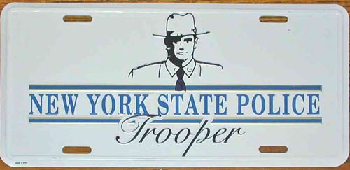 New York license plate image