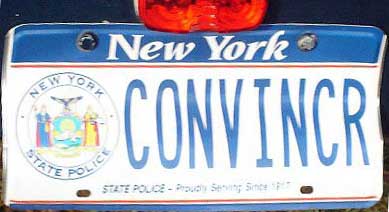 New York license plate image